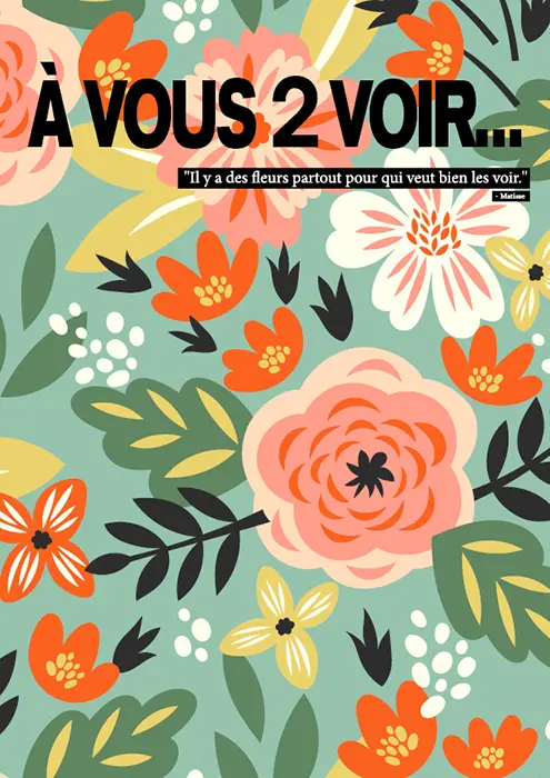 Couverture du magazine d'été A Vous 2 Voir 2021